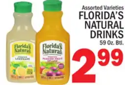 C Town FLORIDA'S NATURAL DRINKS offer