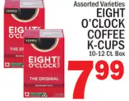 C Town EIGHT O'CLOCK COFFEE K-CUPS offer