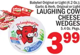 C Town LAUGHING COW CHEESE WEDGES 5.4 Oz. Pkgs offer