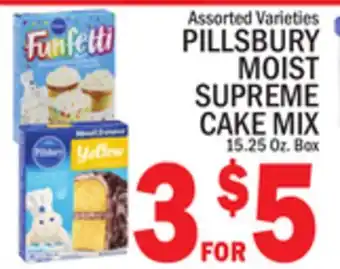 C Town PILLSBURY MOIST SUPREME CAKE MIX offer