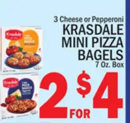 C Town KRASDALE MINI PIZZA BAGELS offer