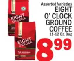 C Town EIGHT O'CLOCK GROUND COFFEE offer