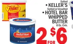 C Town SALTED KELLER'S SALTED OR UNSALTED, HOTEL BAR WHIPPED BUTTER offer