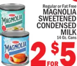 C Town MAGNOLIA SWEETENED CONDENSED MILK offer
