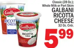 C Town GALBANI RICOTTA CHEESE 32 Oz. Cntr offer