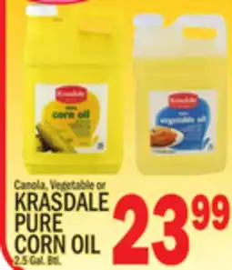 C Town KRASDALE PURE CANOLA, VEGETABLE OR CORN OIL offer