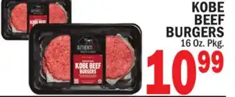 C Town AUTHENTICITY PROVISIONS KOBE BEEF BURGERS offer