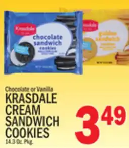 C Town KRASDALE CREAM SANDWICH COOKIES offer