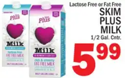 C Town SKIM PLUS MILK offer