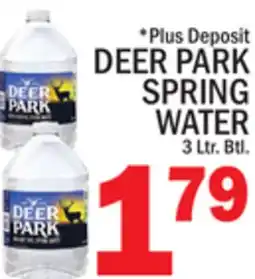 C Town DEER PARK SPRING WATER offer
