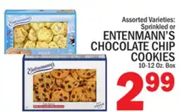 C Town ENTENMANN'S SPRINKLED OR CHOCOLATE CHIP COOKIES offer