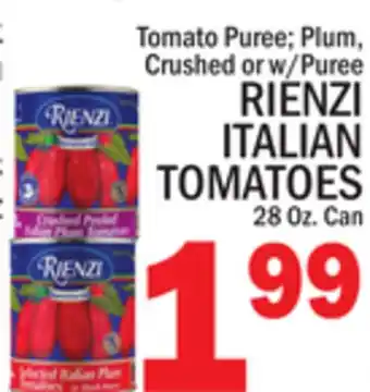 C Town RIENZI ITALIAN TOMATOES offer