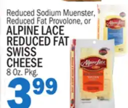 C Town ALPINE LACE REDUCED FAT SWISS CHEESE offer