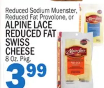 C Town ALPINE LACE REDUCED FAT SWISS CHEESE offer