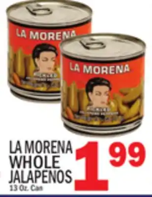 C Town LA MORENA WHOLE JALAPENOS offer