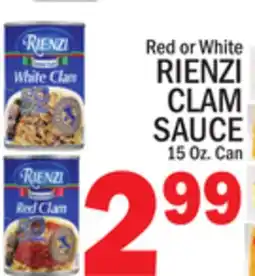 C Town RIENZI CLAM SAUCE offer
