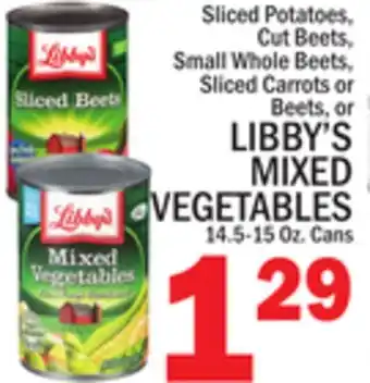 C Town LIBBY'S MIXED VEGETABLES offer