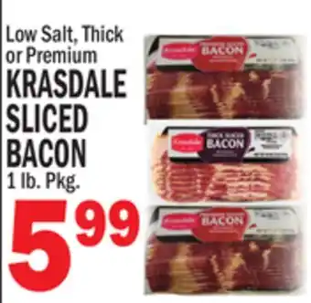 C Town KRASDALE SLICED BACON offer