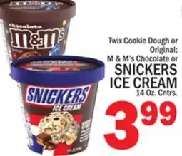 C Town SNICKERS ICE CREAM offer