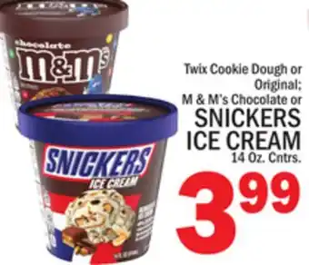 C Town SNICKERS ICE CREAM offer
