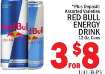 C Town RED BULL ENERGY DRINK offer