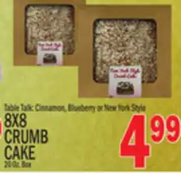 C Town Table Talk 8X8 CRUMB CAKE offer