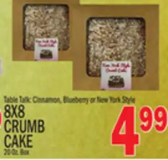 C Town Table Talk 8X8 CRUMB CAKE offer