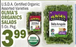 C Town OLIVIA'S ORGANICS SALADS offer