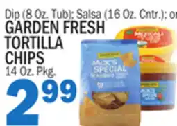 C Town GARDEN FRESH TORTILLA CHIPS 14 Oz. Pkg offer