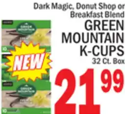 C Town GREEN MOUNTAIN K-CUPS offer