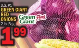 C Town GREEN GIANT RED ONIONS offer