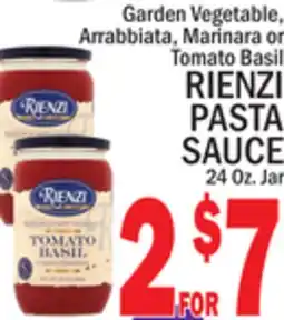 C Town RIENZI PASTA SAUCE offer