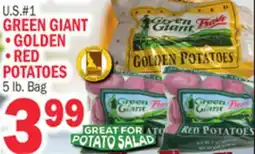 C Town GREEN GIANT GOLDEN RED POTATOES offer