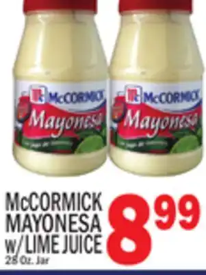 C Town McCORMICK MAYONESA w/LIME JUICE offer