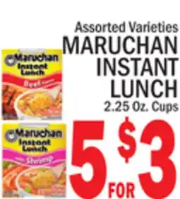 C Town MARUCHAN INSTANT LUNCH offer