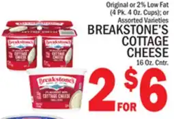C Town BREAKSTONE'S COTTAGE CHEESE, 16 Oz. Cntr offer