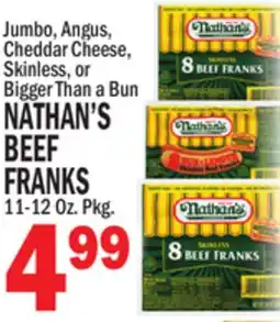 C Town NATHAN'S BEEF FRANKS offer