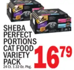 C Town SHEBA PERFECT PORTIONS CAT FOOD VARIETY PACK offer