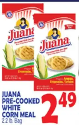 Bravo Supermarkets JUANA PRE-COOKED WHITE CORN MEAL offer