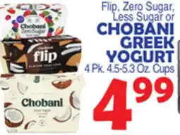 Bravo Supermarkets CHOBANI GREEK YOGURT offer