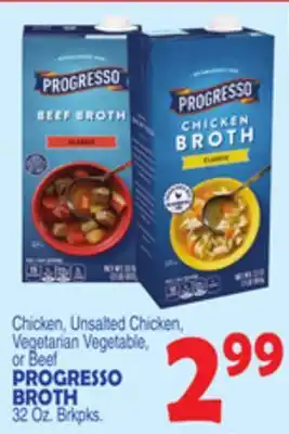 Bravo Supermarkets PROGRESSO BROTH offer