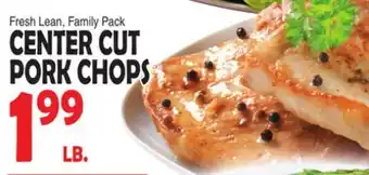 Bravo Supermarkets CENTER CUT PORK CHOPS offer