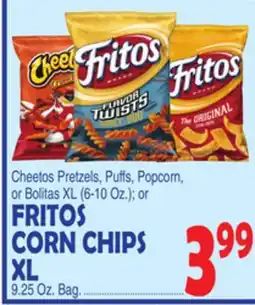 Bravo Supermarkets FRITOS CORN CHIPS XL offer