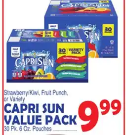 Bravo Supermarkets CAPRI SUN VALUE PACK offer