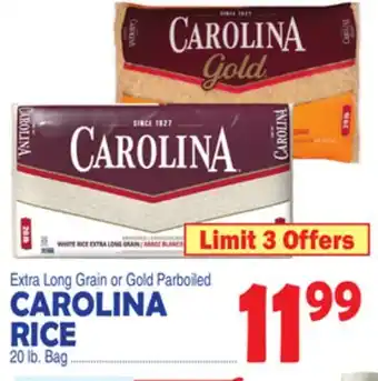 Bravo Supermarkets CAROLINA RICE offer