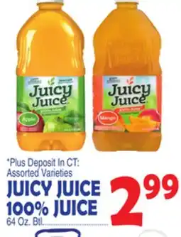 Bravo Supermarkets JUICY JUICE 100% JUICE offer