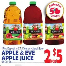 Bravo Supermarkets APPLE & EVE APPLE JUICE offer