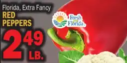 Bravo Supermarkets RED PEPPERS offer