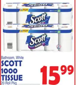 Bravo Supermarkets SCOTT 1000 TISSUE offer