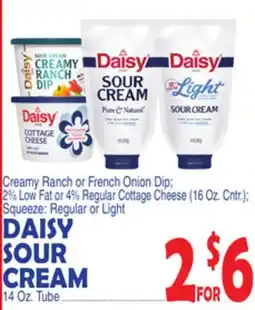 Bravo Supermarkets DAISY SOUR CREAM offer
